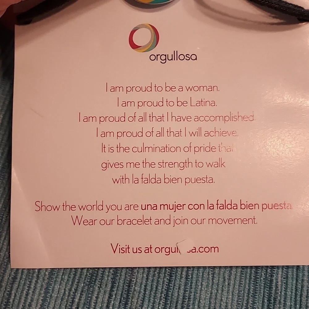 ORGULLOSA bracelet  , New